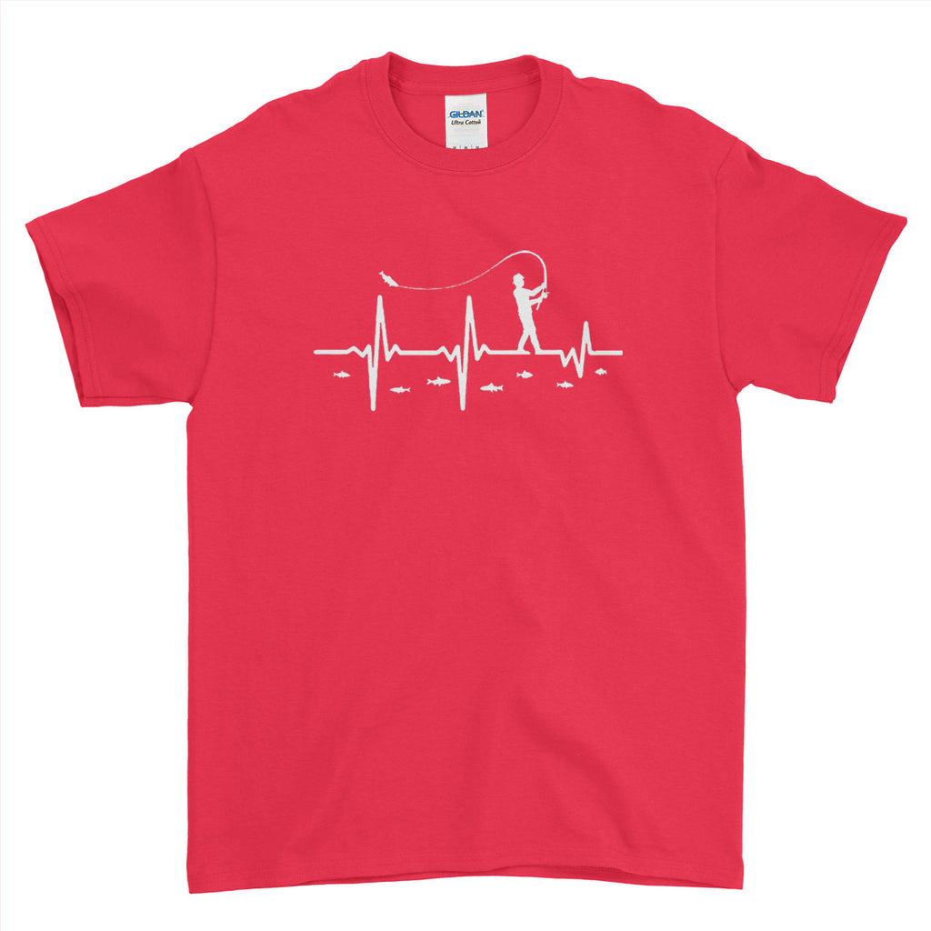 Fisherman Funky Pattern Inspired Fishing Carp - T-shirt - Mens - Ai Printing